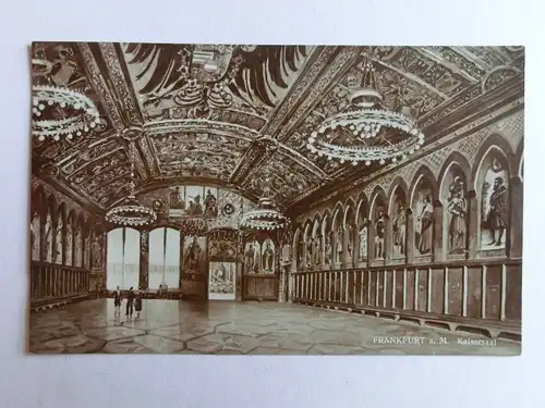 Alte AK Frankfurt Kaisersaal Bromsilber Fotografie [aK814]