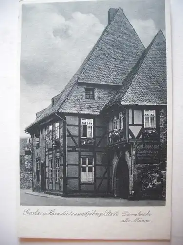 Alte AK Goslar Alte Münze [aC47]