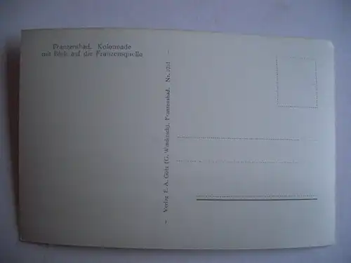 Alte AK Franzensbad Kolonade [aC130]