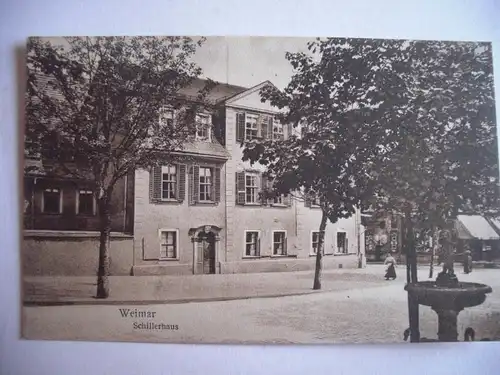 Alte AK Weimar Schillerhaus [aC121]