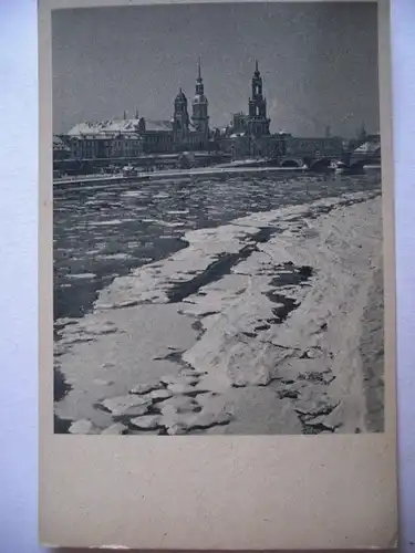Alte AK Dresden im Winter [aC198]