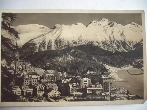 Alte AK St. Moritz S. Murezzan [aC199]