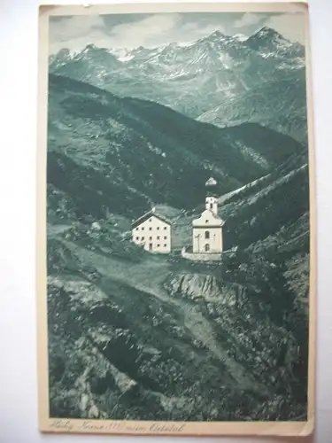 Alte AK Heilig Kreuz im Ötztal [aC261]