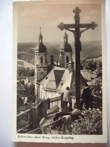 Alte AK Gößweinstein Blick v. Kreuzberg [aC272]