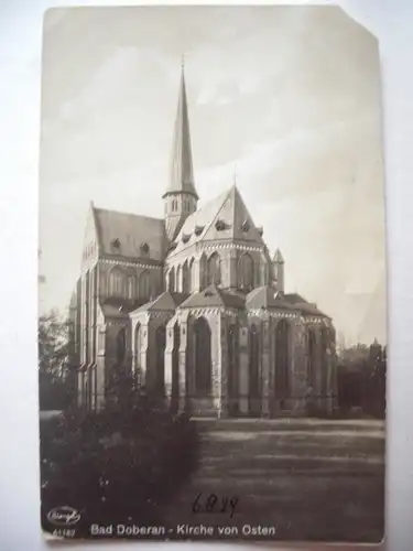 Alte AK Bad Doberan Kirche (Ecke fehlt) [aC277]