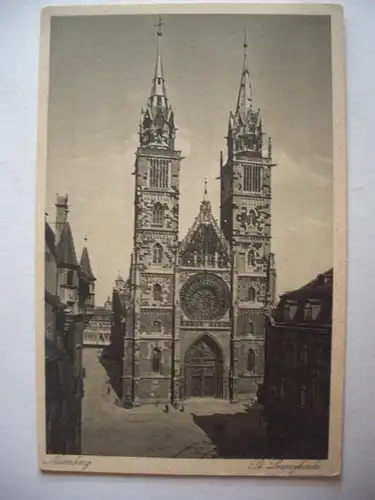 Alte AK Nürnberg St. Lorenzkirche [aC282]