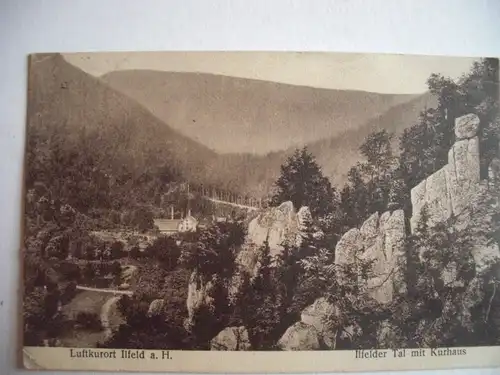 Alte AK Ilfeld im Harz Ilfeder Tal Kurhaus [aC297]