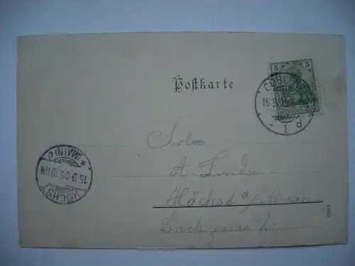 Alte AK Arenberg Tod des hl. Joseph 1905 Koblenz [aC307]