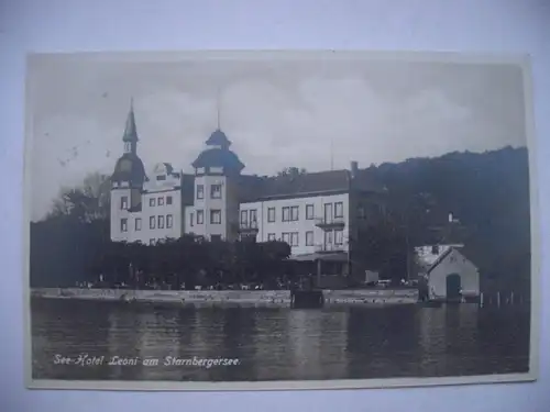 Alte AK See Hotel Leoni Starnberger See Starnberg [aC340]