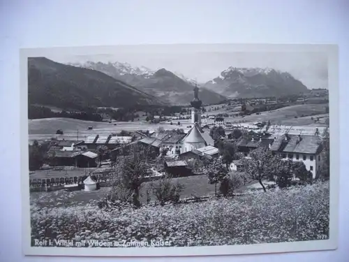 Alte AK Reit im Winkl Wilder Kaiser [aC347]