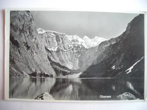 Alte AK Berchtesgaden Obersee Königssee [aD11]