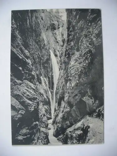 Alte AK Höllentalklamm Wasserfall [aD390]