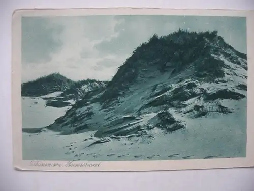 Alte AK Naturfotografie Dünen Meeresstrand [aD395]