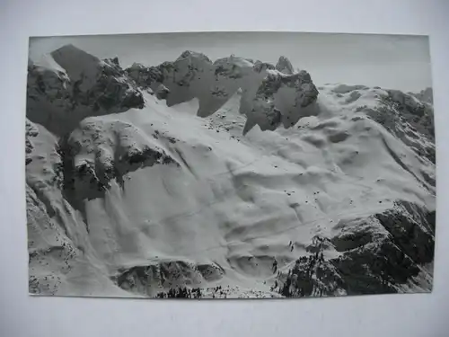 Alte AK Unbekanntes Gebirge Winter Schnee Lech Österreich ??? [aD400]