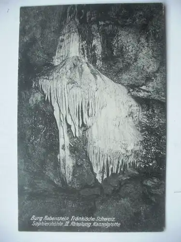 Alte AK Burg Rabenstein Sophienhöhle Ahorntal [aD404]