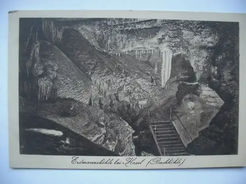 Alte AK Hasel Erdmannshöhle Höhle [aD421]