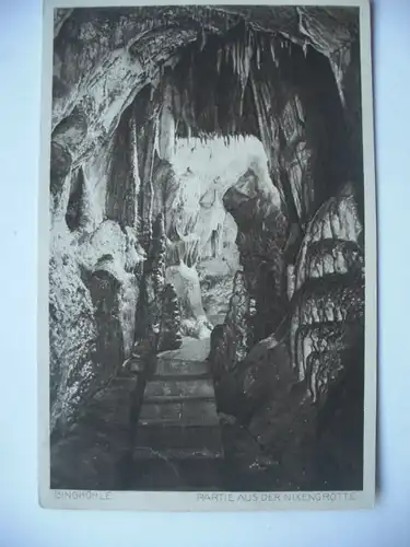 Alte AK Streitberg Binghöhle Fränkische Schweiz [aD427]