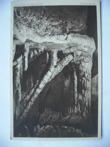 Alte AK Streitberg Binghöhle Fränkische Schweiz [aD429]