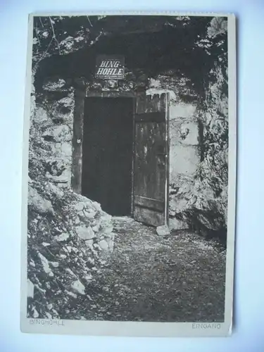 Alte AK Streitberg Binghöhle Fränkische Schweiz [aD434]