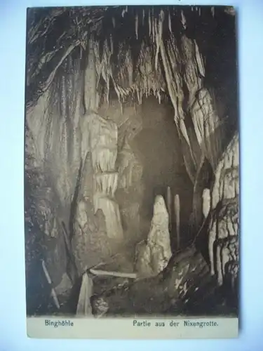 Alte AK Streitberg Binghöhle Fränkische Schweiz [aD438]