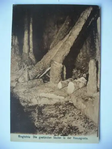 Alte AK Streitberg Binghöhle Fränkische Schweiz [aD440]