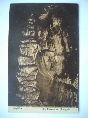 Alte AK Streitberg Binghöhle Fränkische Schweiz [aD441]