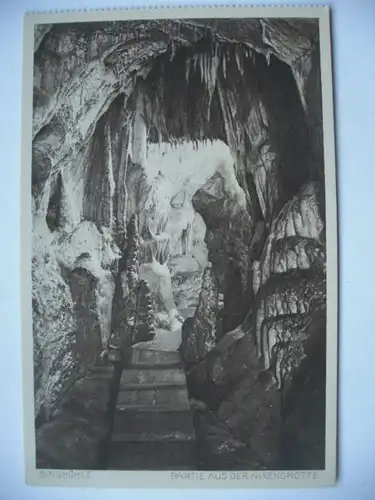 Alte AK Streitberg Binghöhle Fränkische Schweiz [aD449]