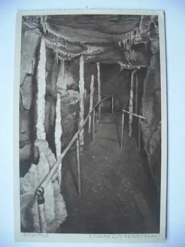 Alte AK Streitberg Binghöhle Fränkische Schweiz [aD450]