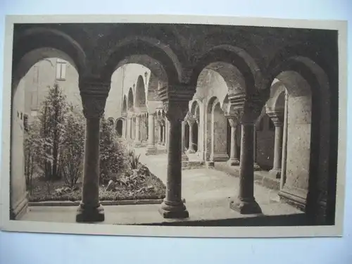 Alte AK Bonn Münsterkirche Durchblick v. Kreuzgang [aD73]