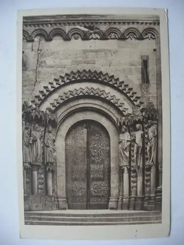 Alte AK Bamberg Dom Adamsportal [aD83]