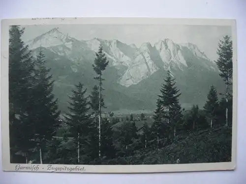 Alte AK Garmisch Zugspitze Zugspitzgebiet [aD144]