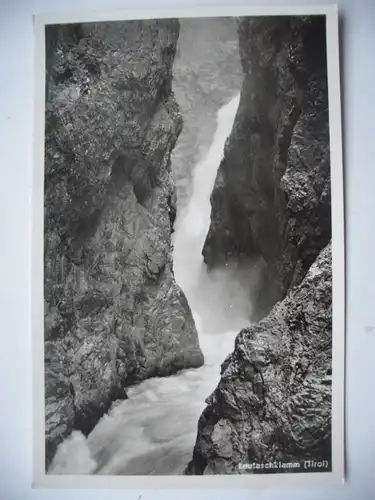 Alte AK Leutaschklamm Tirol Leutasch Mittenwald [aD158]