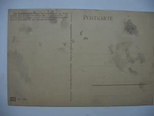Alte AK Künstlerkarte Trechtingshausen Klemenskapelle [aD176]