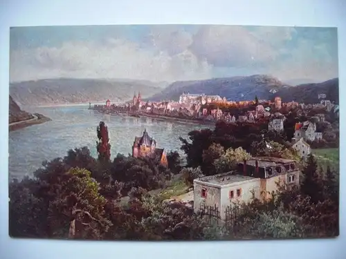 Alte AK Künstlerkarte Boppard [aD189]