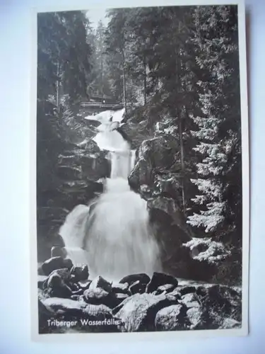 Alte AK Triberger Wasserfall Triberg Schwarzwald [aD211]