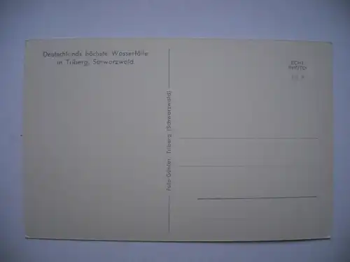 Alte AK Triberger Wasserfall Triberg Schwarzwald [aD211]