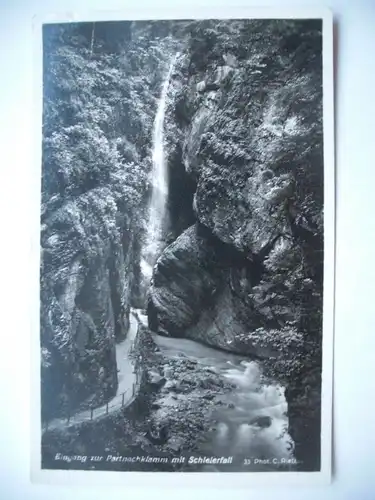 Alte AK Garmisch Partenkirchen Partnachklamm [aD214]