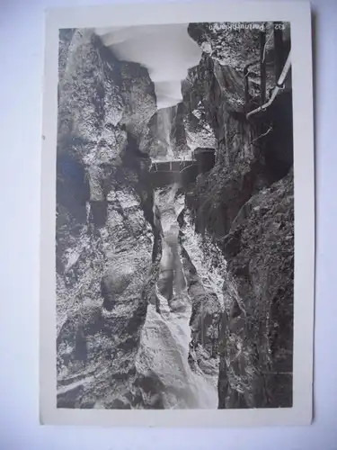 Alte AK Garmisch Partenkirchen Partnachklamm [aD216]