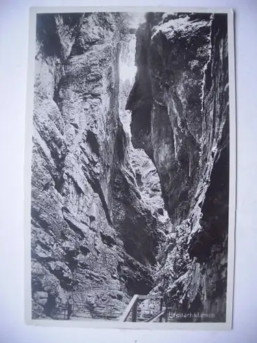 Alte AK Breitachklamm Oberstdorf [aD217]