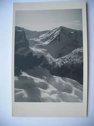 Alte AK Naturfotografie Berge Schnee Winter [aD225]