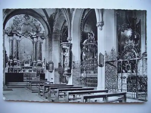Alte AK Konstanz Basilika U. L. Frau Innenansicht [aD246]