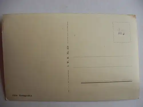Alte AK Ostseebad Warnemünde Mole im Sturm [S46]