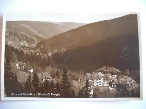 Alte AK Bärenfels und Kipsdorf Erzgebirge [S97]