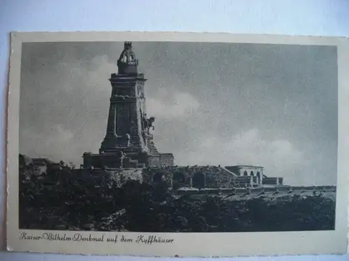 Alte AK Kyffhäuser Kaiser Wilhelm Denkmal [S125]