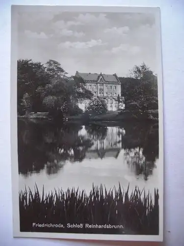 Alte AK Friedrichroda Schloß Reinhardsbrunn [S135]