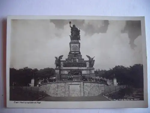 Alte AK Rüdesheim Nationaldenkmal [S144]
