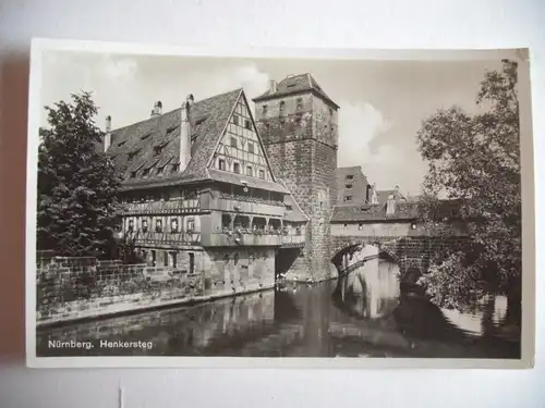 Alte AK Nürnberg Henkersteg [S168]
