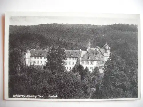 Alte AK Stolberg Harz Schloß [S267]