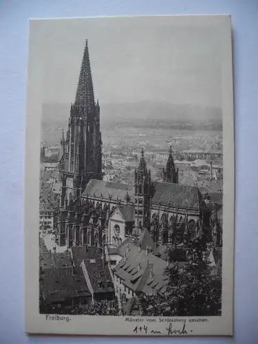 Alte AK Freiburg Münster [S325]