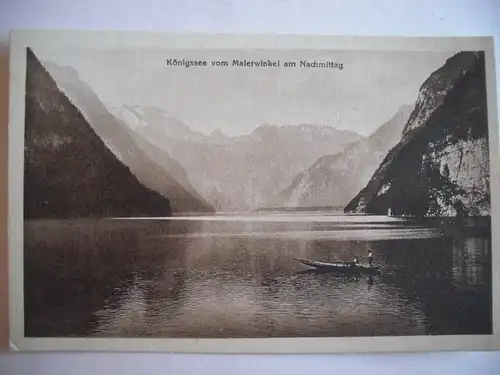 Alte AK Berchtesgaden Königssee vom Malerwinkel [S380]